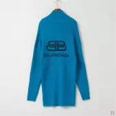balenciaga pull logo knit sweater femmes new n8487